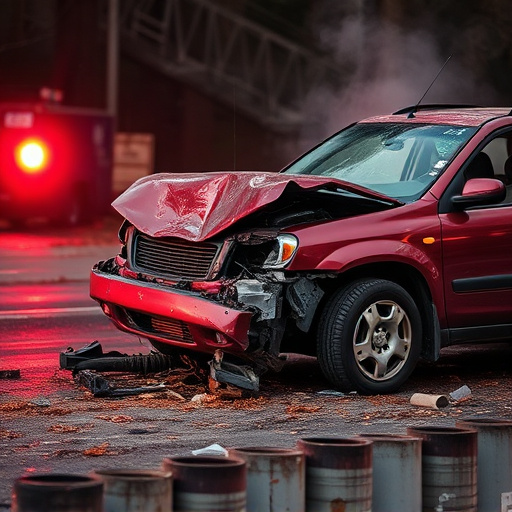 car crash damage