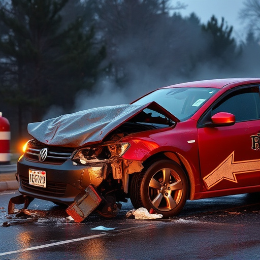 car crash damage
