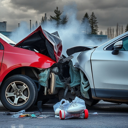 car crash damage