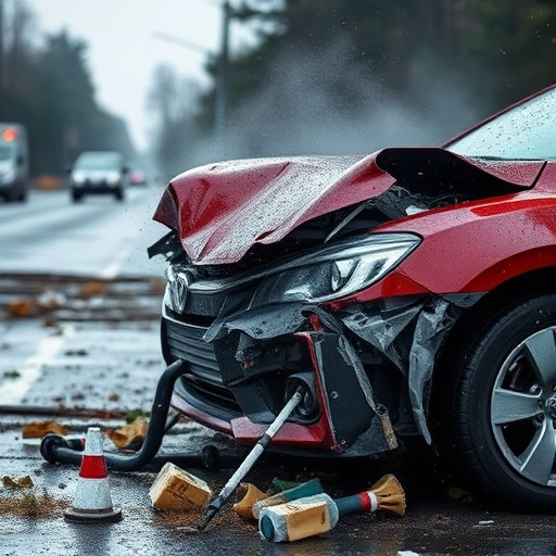 car crash damage