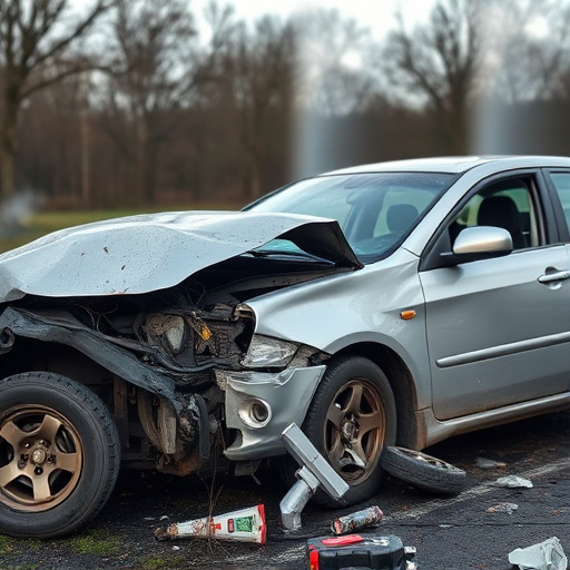 car crash damage