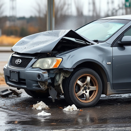 car crash damage