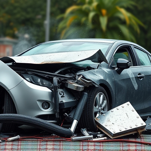 car crash damage