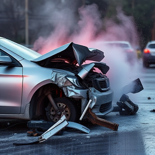 car crash damage