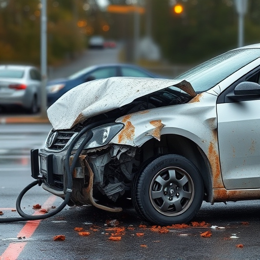 car crash damage
