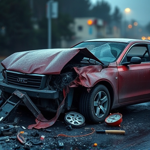 car crash damage