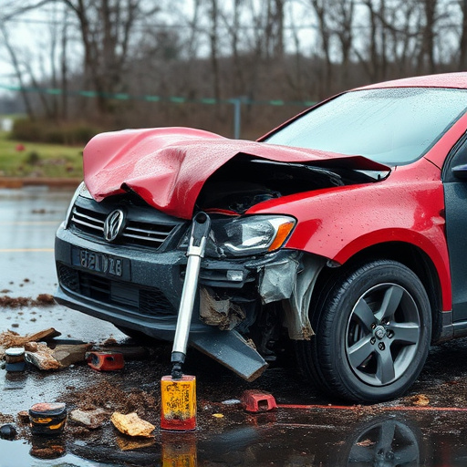 car crash damage