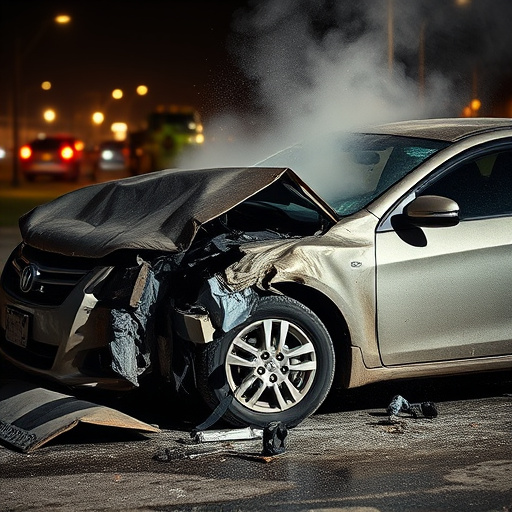 car crash damage