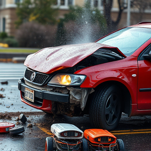 car crash damage