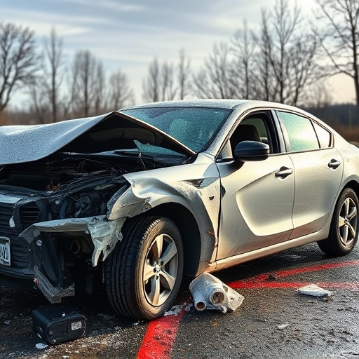 car crash damage