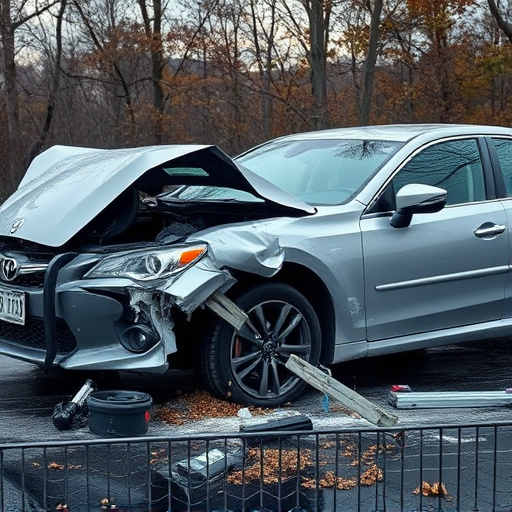 car crash damage