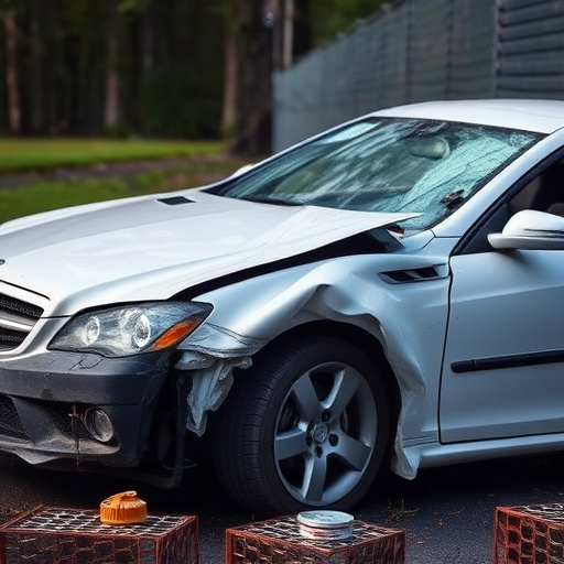 car crash damage