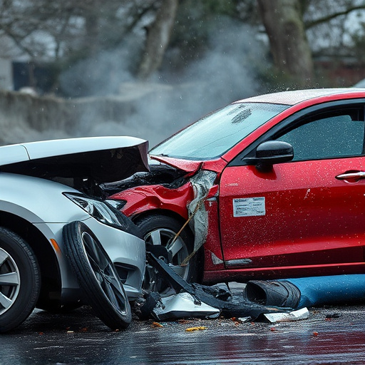 car crash damage