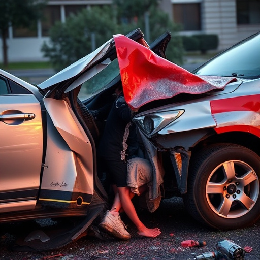 car crash damage