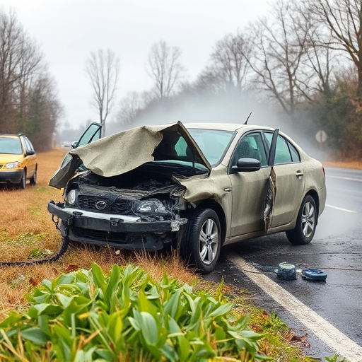 car crash damage