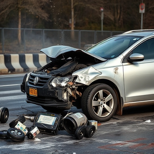 car crash damage