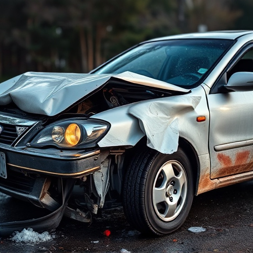 car crash damage