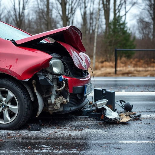 car crash damage