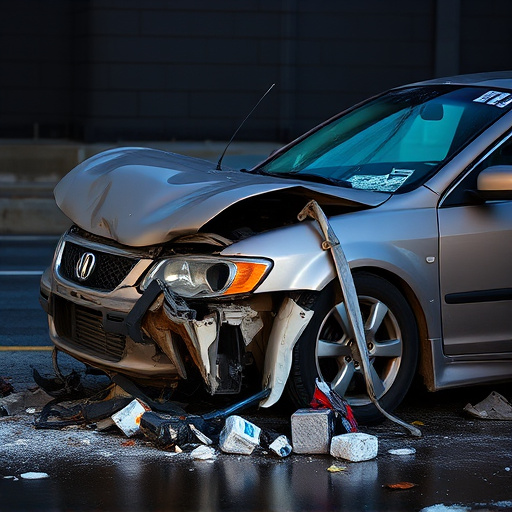 car crash damage