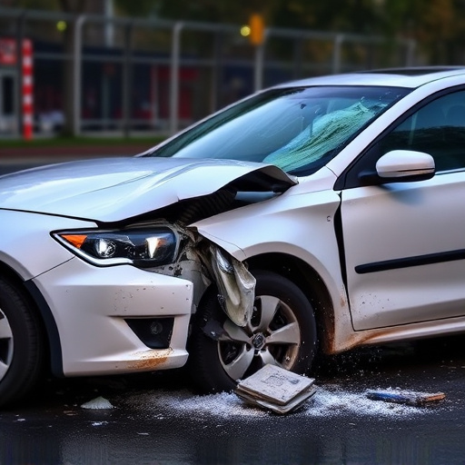 car crash damage