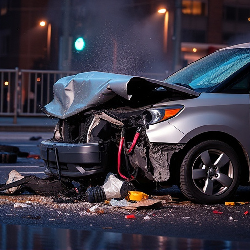 car crash damage