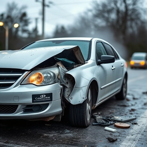 car crash damage