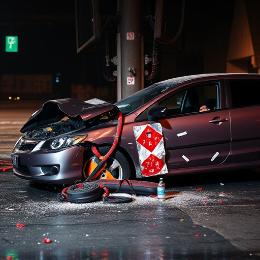 car crash damage