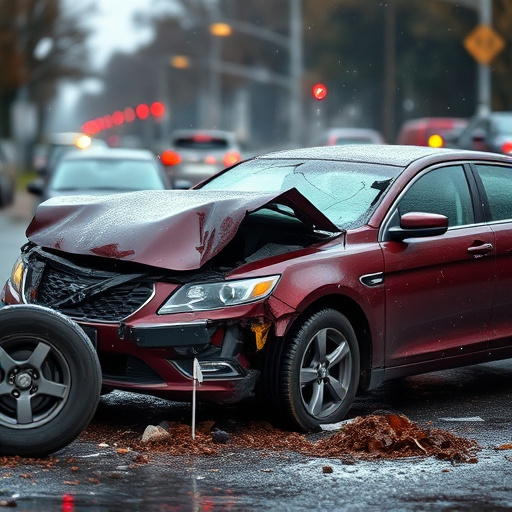 car crash damage