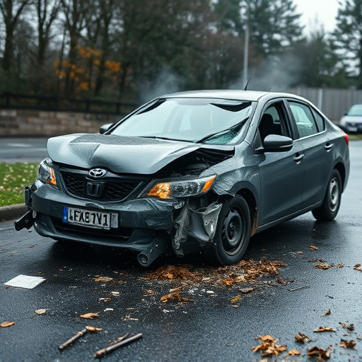 car crash damage