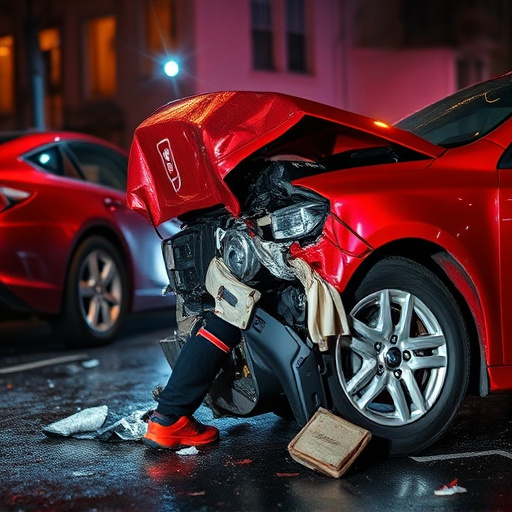 car crash damage