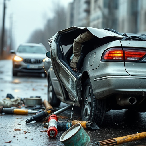 car crash damage