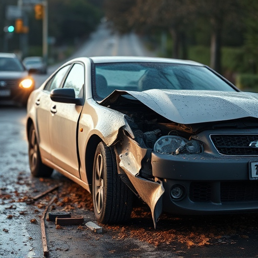 car crash damage