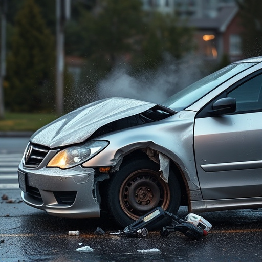 car crash damage