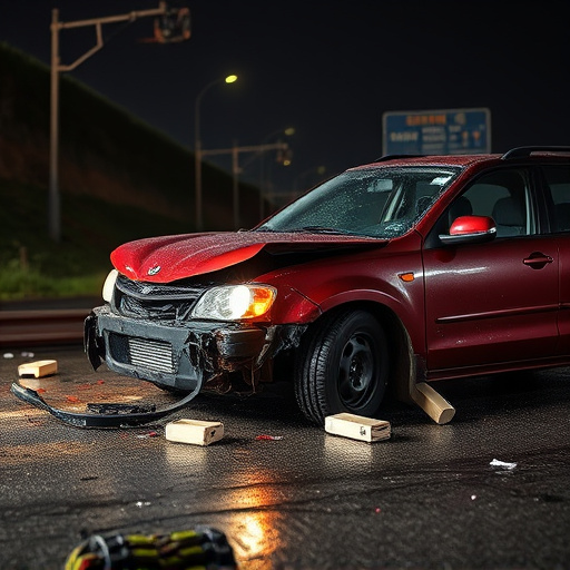 car crash damage