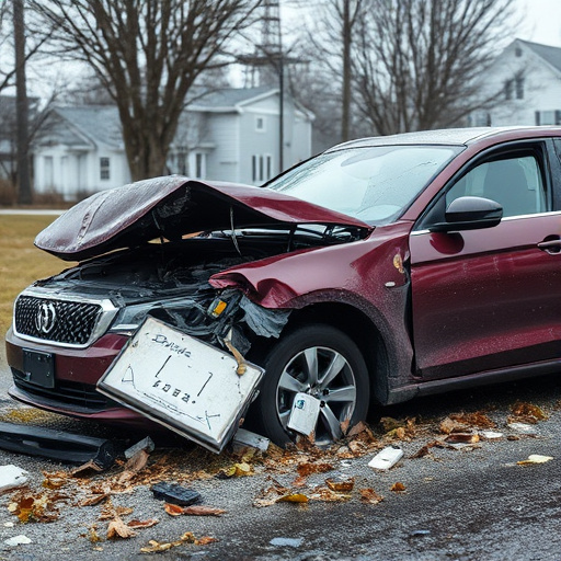 car crash damage